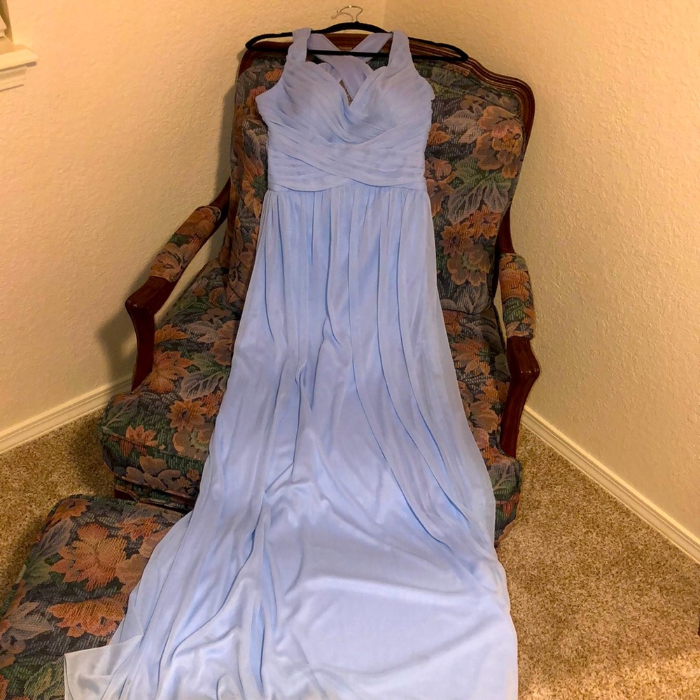 David’s Bridal Bridesmaids Dress in Ice Blue